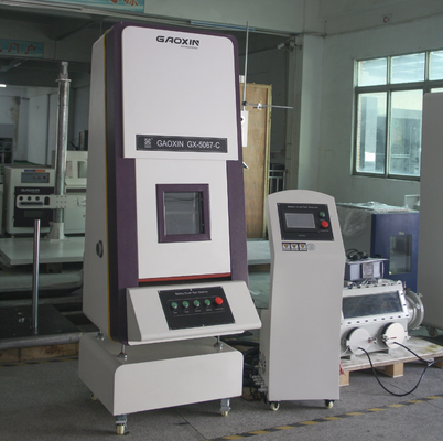 PLC Automatic Control Microcomputer Control 13 KN Compress 18650 Cylindrical Battery Crush Testing Equipment