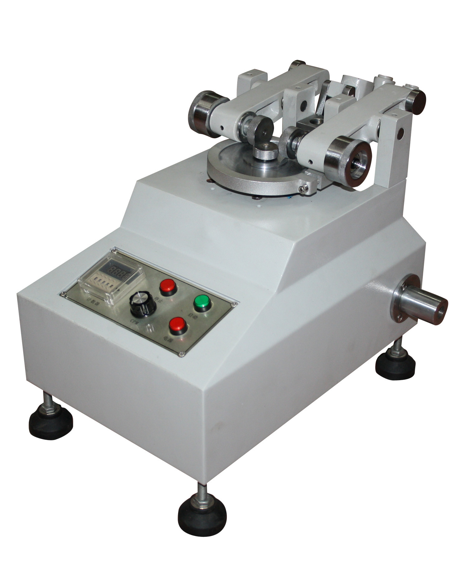 DIN Test Standard Taber Abrasion Tester , for Fabrics Leather Coating
